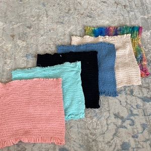 TUBE TOPS-one for 7 or all for 31